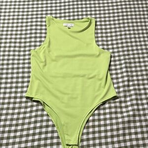 She + Sky Lime Green Women’s Bodysuit
